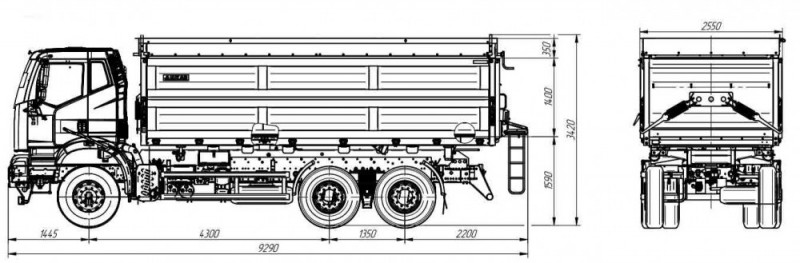 Самосвал AMKAR-558983-41